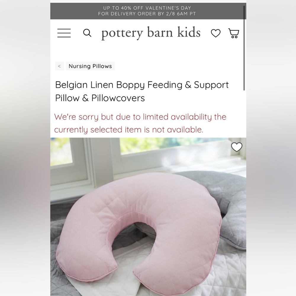 NWT Pottery Barn Kids Boppy